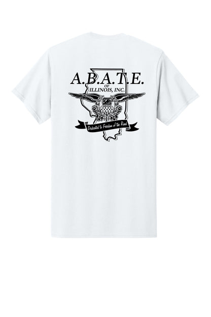 Abate Design 01 Pocket Tee White back