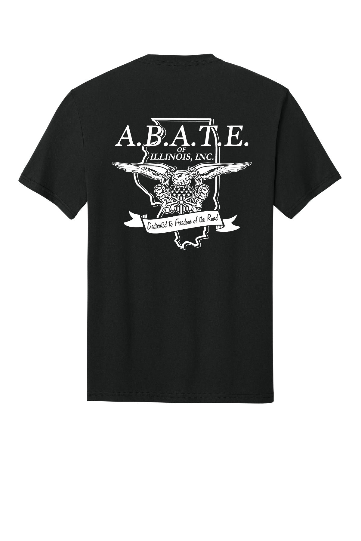 Abate Design 01 District Perfect Blend CVC Tee DM108 Black back