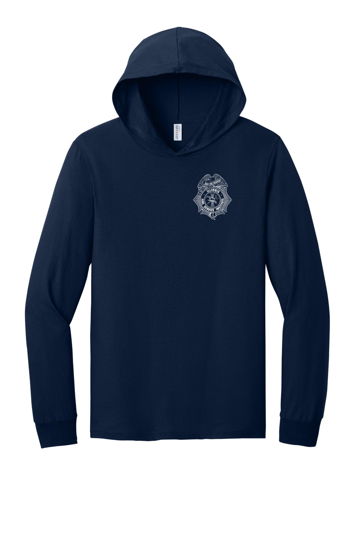 IFSI Webstore - Jerzees Classics Unisex Cotton Long Sleeve Hooded T-Shirt - 2026 Can't Predict - 363LH [J. Navy] Front