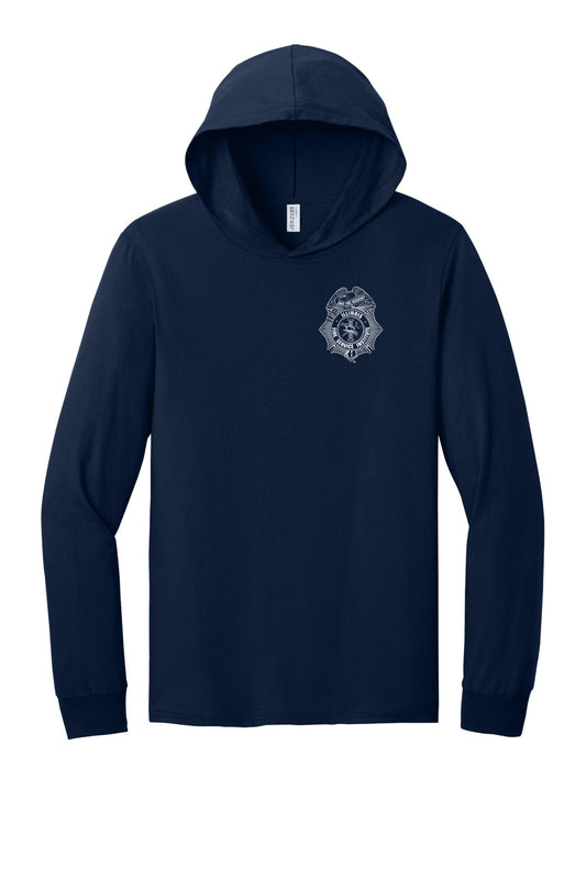 IFSI Webstore - Jerzees Classics Unisex Cotton Long Sleeve Hooded T-Shirt - 2026 Can't Predict - 363LH [J. Navy] Front