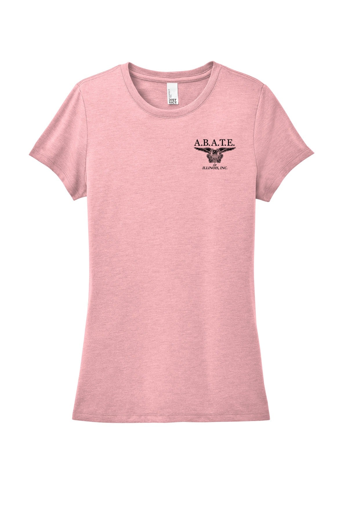Abate Design 01 District Women's Perfect Tri Tee Wisteria Heather front