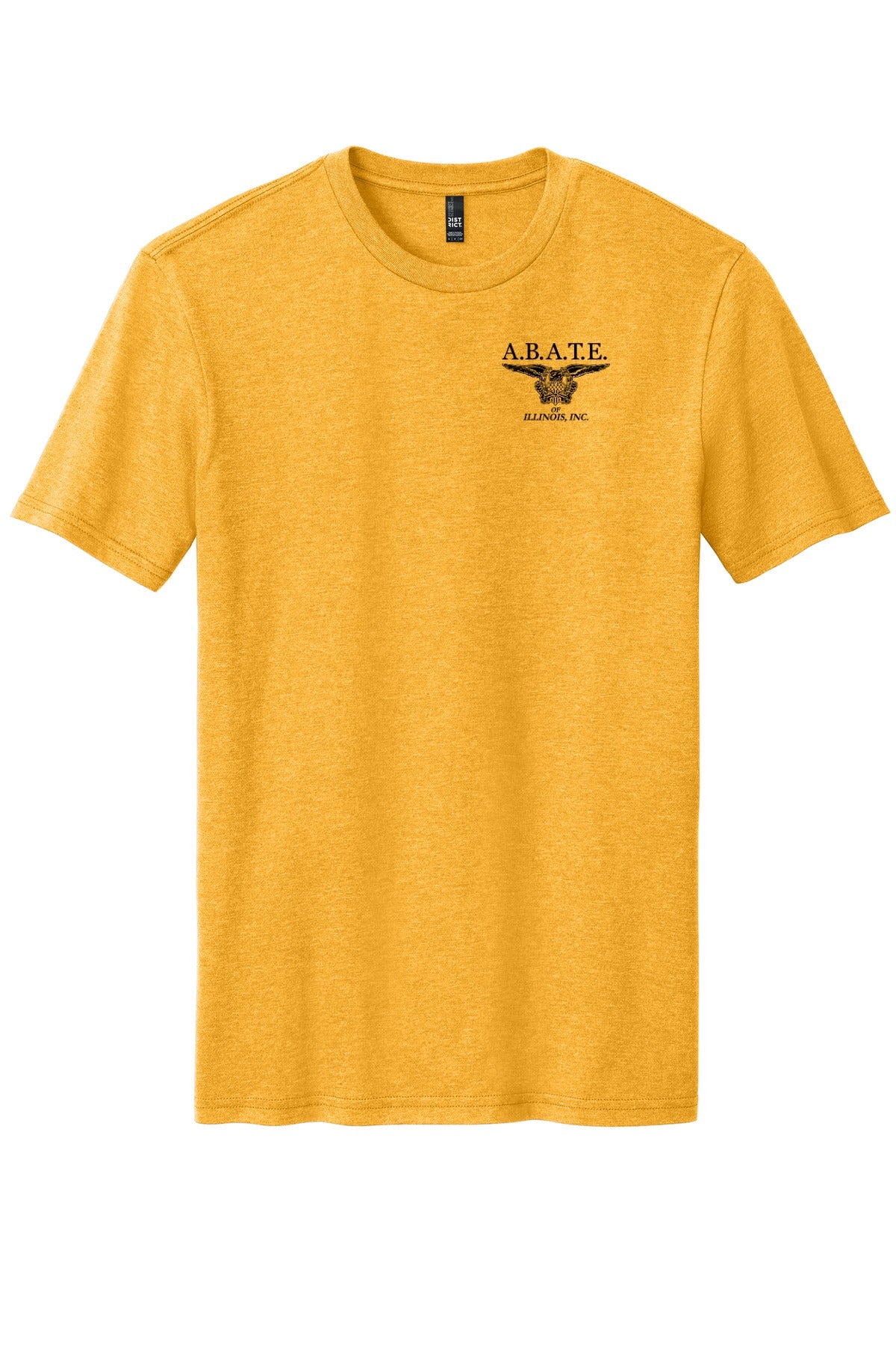 Abate Design 01 District Perfect Blend CVC Tee DM108 Gold Heather front