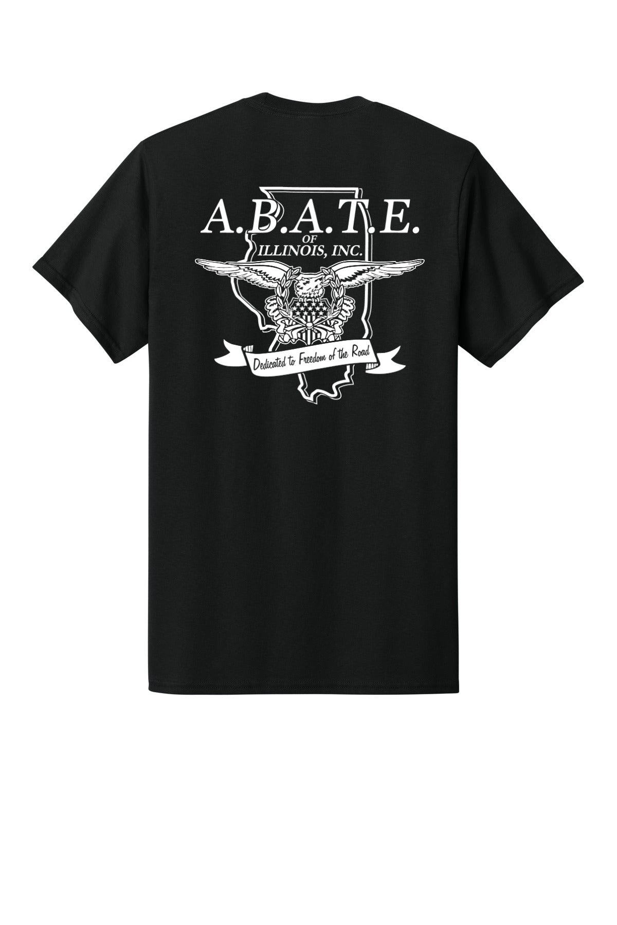 Abate Design 01 Pocket Tee Jet Black back