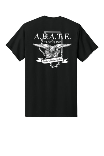 Abate Design 01 Pocket Tee Jet Black back