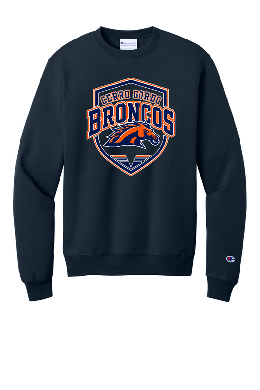 Cerro Gordo Broncos PTO - S6000 [Navy] - Shield