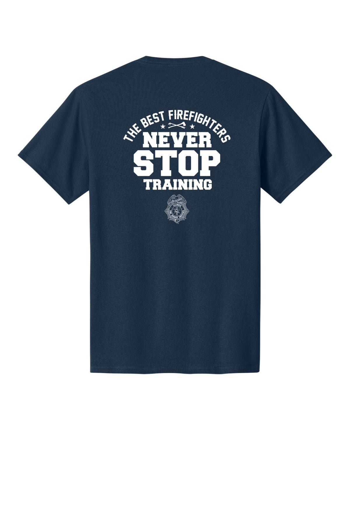IFSI Webstore - Port & Company Core Cotton Tee - 2026 Never Stop Training - PC54 [Navy] Back