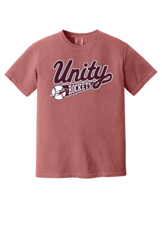 Unity - Baseball - Design 1 - T-shirt - Comfort Color 1717 - Crimson