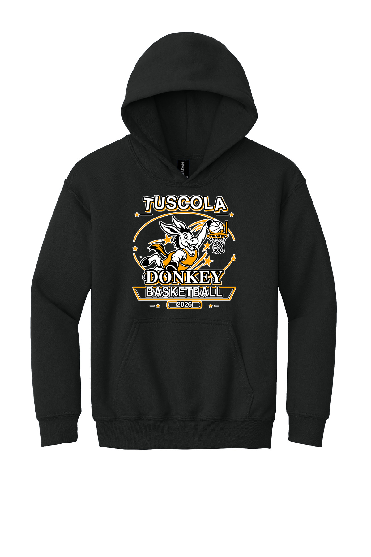 Tuscola Donkey Basketball Slam Dunk Donkey - 18500B Black front