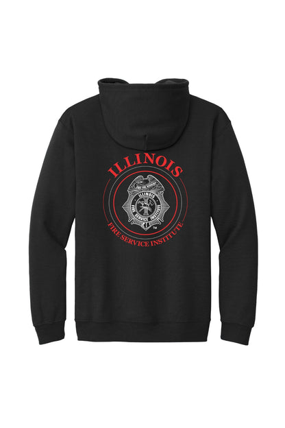 IFSI Webstore - Gildan Heavy Blend Full-Zip Hooded Sweatshirt - 2023 Circle Back - 18600 [Black] Back