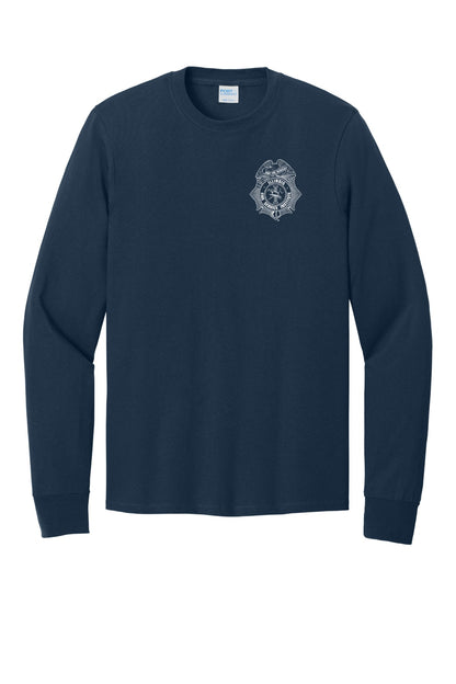 IFSI Webstore - Port & Company Long Sleeve Core Cotton Tee - 2026 Can't Predict - PC54LS [Navy] Front
