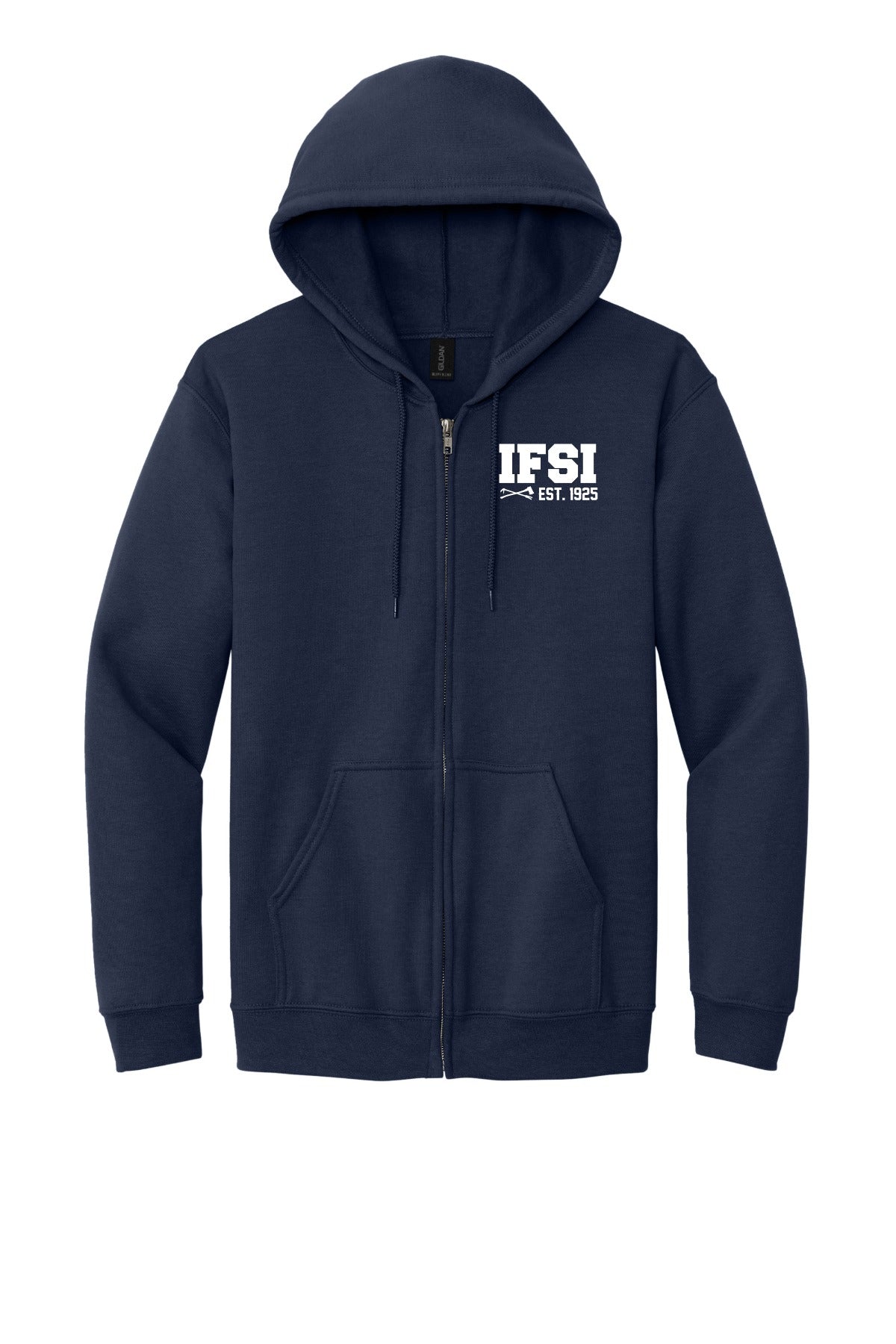 IFSI Webstore - Gildan Heavy Blend Full-Zip Hooded Sweatshirt - 2026 Never Stop Training - 18600 [Navy] Front