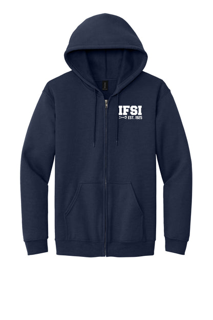 IFSI Webstore - Gildan Heavy Blend Full-Zip Hooded Sweatshirt - 2026 Never Stop Training - 18600 [Navy] Front