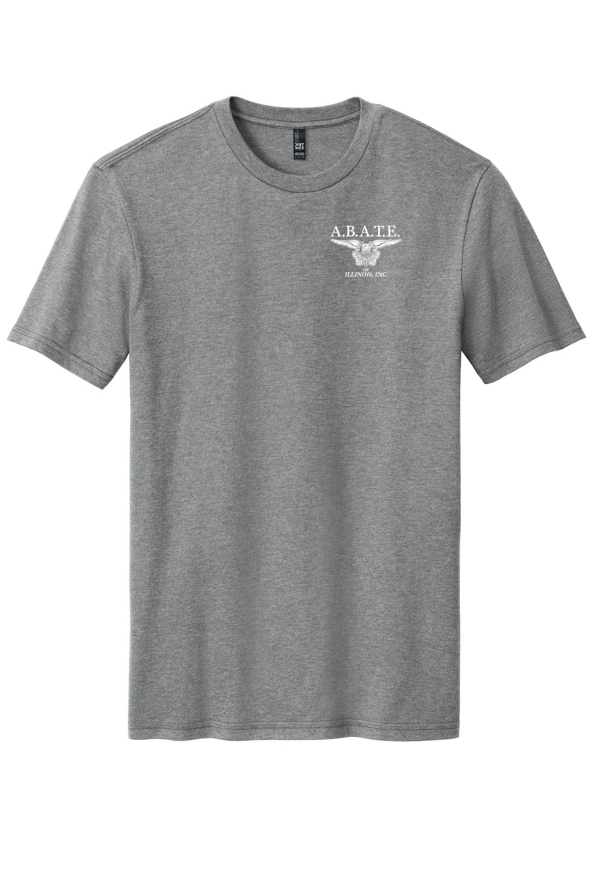 Abate Design 01 District Perfect Blend CVC Tee DM108 Grey Frost front
