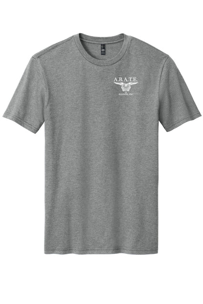 Abate Design 01 District Perfect Blend CVC Tee DM108 Grey Frost front
