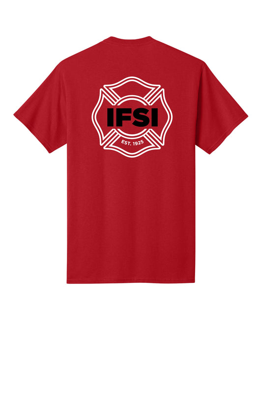 IFSI Webstore - Port & Company Core Cotton Tee - Shield Tee - PC54 [Red] Back