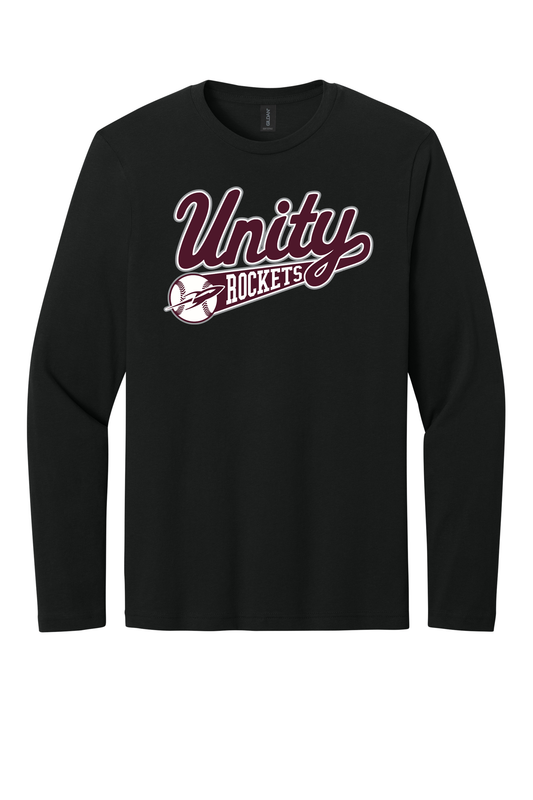 Unity - Baseball - Design 1 - Long Sleeve T - Gildan 64400 - Black