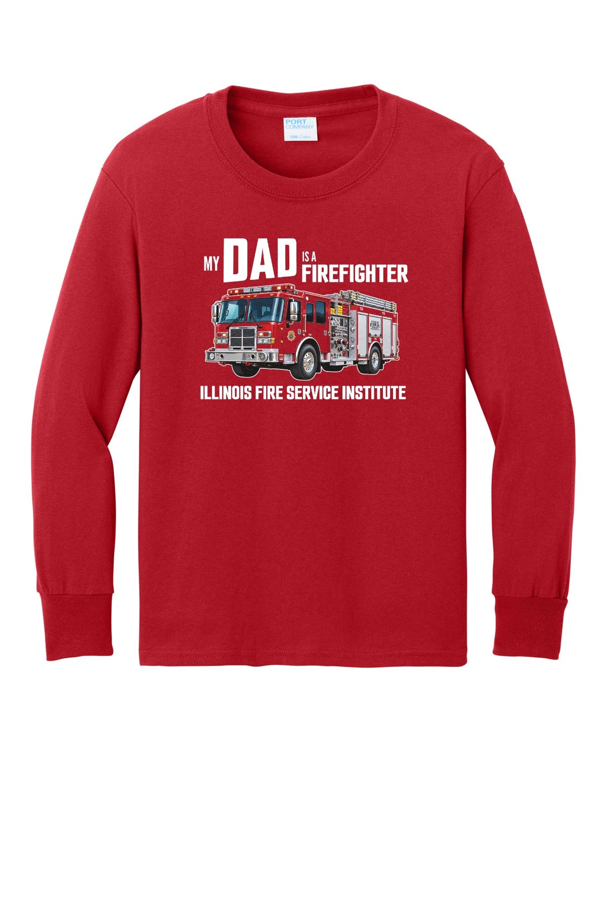 IFSI Youth Dad is a Firefighter PC54YLS Red