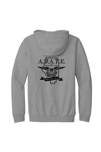Abate Design 01 Full-Zip Hoodie Sport Grey back