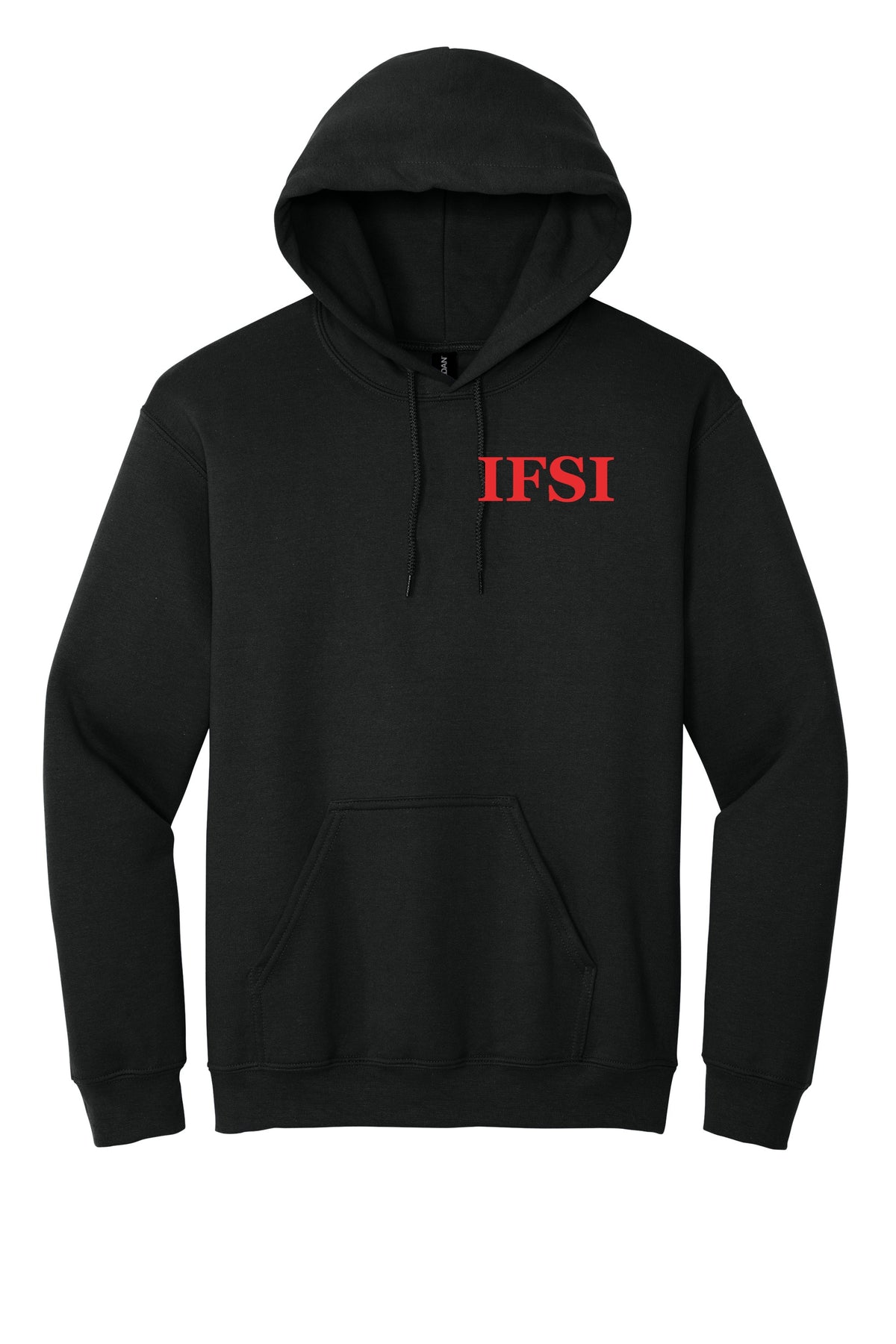 IFSI Webstore - Gildan Heavy Blend Hooded Sweatshirt - 2023 Bold Back - 18500 [Black] Front