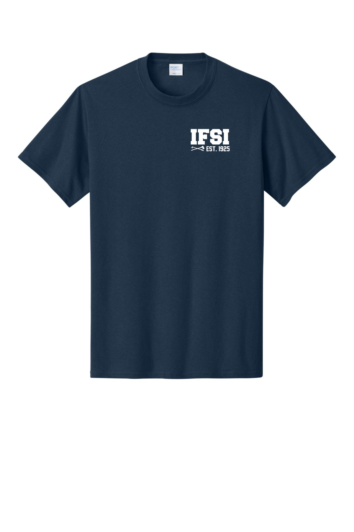 IFSI Webstore - Port & Company Core Cotton Tee - 2026 Never Stop Training - PC54 [Navy] Front