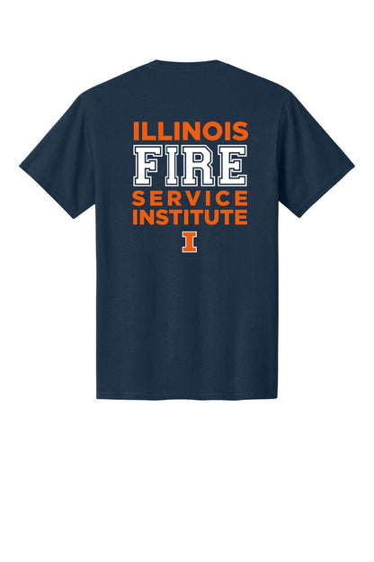 IFSI Webstore - Port & Company Core Cotton Tee - IFSI Block I - PC54 [Navy] back