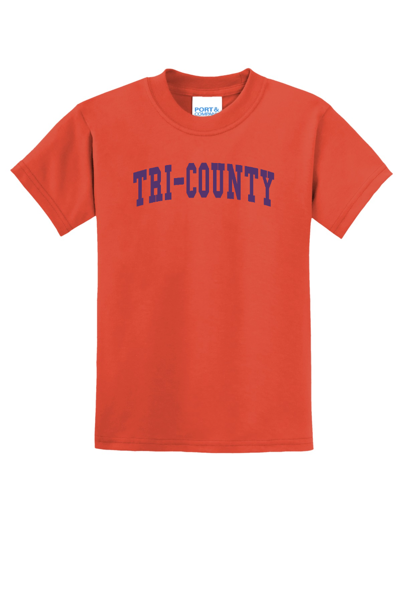 Tri-County - Youth Gym Shirt - Orange