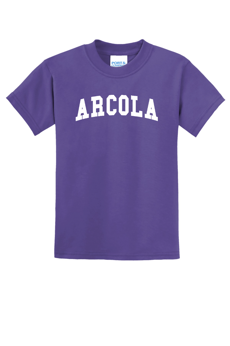 Arcola - Youth Gym Shirt - Purple