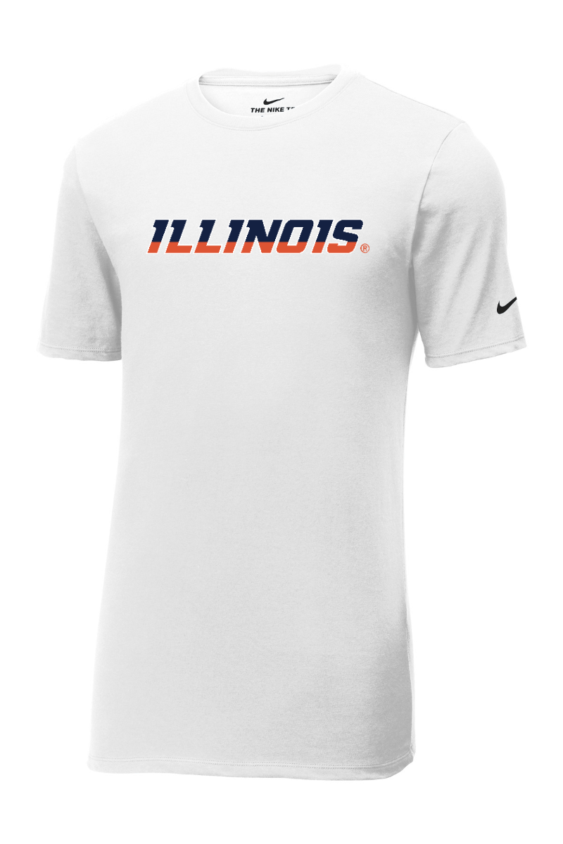 Fighting Illini - Illinois Wordmark - NKBQ5231 White