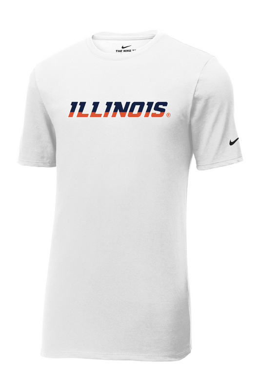 Fighting Illini - Illinois Wordmark - NKBQ5231 White