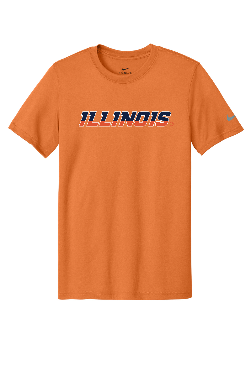 Fighting Illini - Illinois Wordmark - NKDX8730 Desert Orange