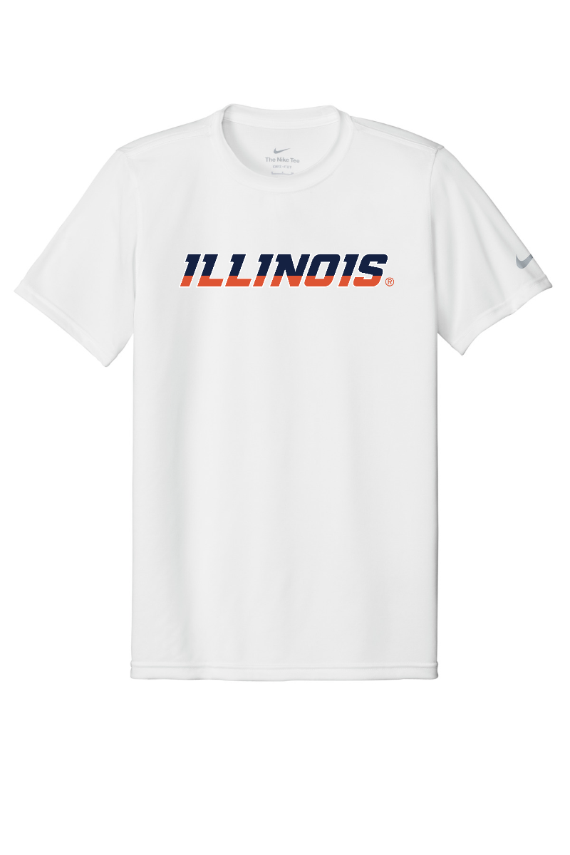 Fighting Illini - Illinois Wordmark - NKDX8730 White