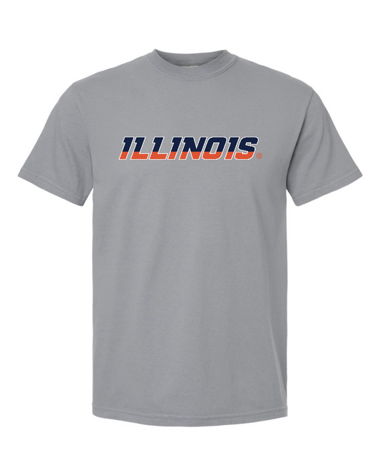 Fighting Illini - Illinois Wordmark - 1717 Granite