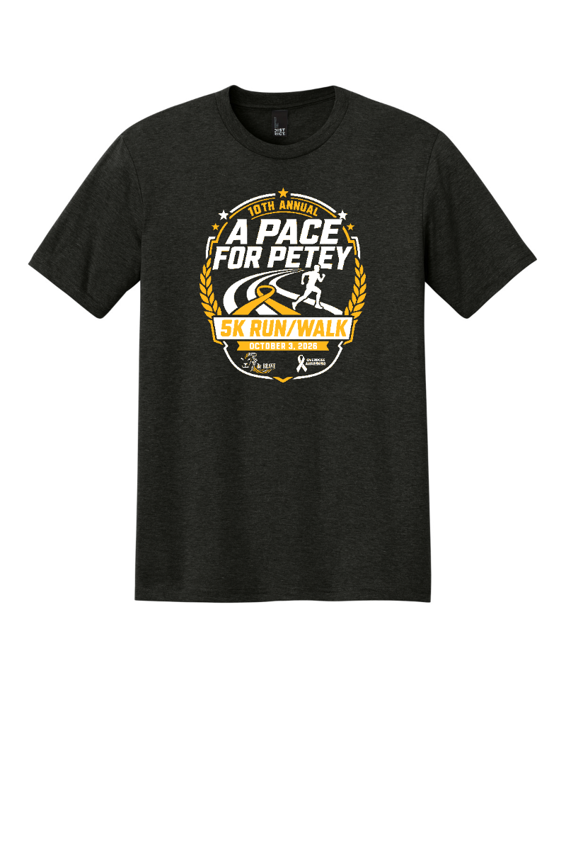 A Pace For Petey 5K - DM130/DT130Y Black Frost front