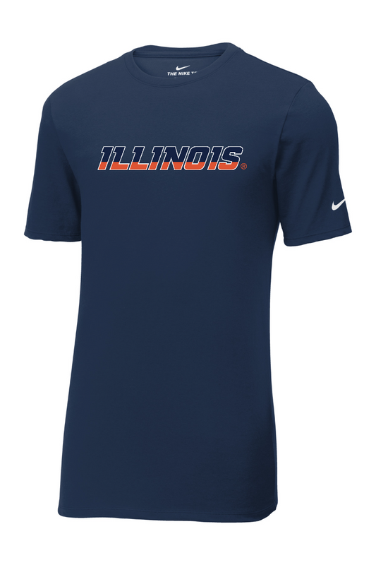 Fighting Illini - Illinois Wordmark - NKBQ5231 College Navy